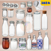 IKEA อิเกีย - KORKEN คอร์เก้น โหลแก้ว มีฝาปิด ขวดโหล ขวดน้ำ ขวดแก้ว