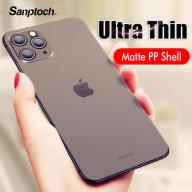 Ốp lưng trong mờ Sanptoch 0.3mm siêu mỏng sần chống sốc bảo vệ điện thoại Iphone 11 Pro Xs Max X XR Iphone 8 7 6 6S Plus thumbnail