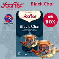 Yogi Tea Black Chai 17 teabag ชาดำ สไตล์อินเดีย 17 ซอง แพ็ค 6 กล่อง