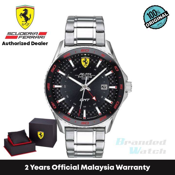 [Official Warranty] Scuderia Ferrari 830811 Men's Pilota Evo Black ...