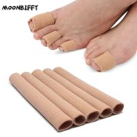 ✴✲ Silicone Cover Cut Toe Set Rib Fabric Gel Tube Sleeve Cap for Hammer Toe Finger Separation Protector Foot Care Finger Toe Tools