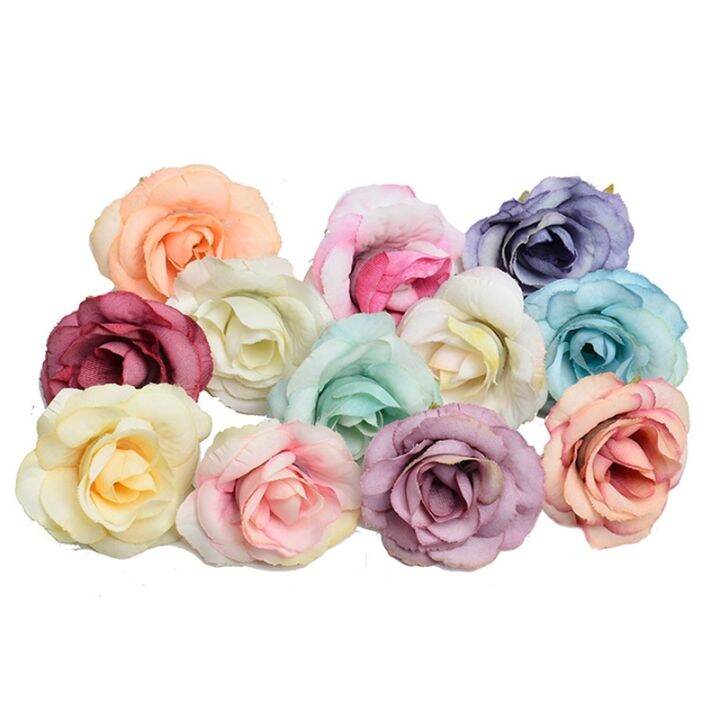 10pcs-4cm-artificial-flower-silk-rose-cloth-fake-flower-head-wedding-party-home-decoration-diy-scrapbooking-wreath-accessories