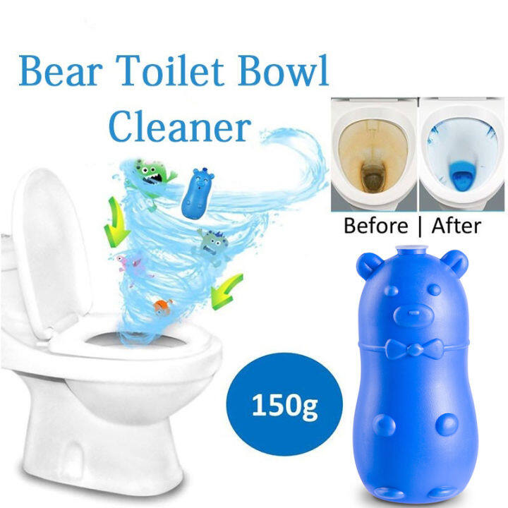 Toilet Flush Cleaner Blue Grizzly Bear Toilet Bowl Flush Aromatic ...