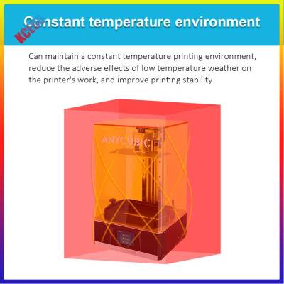 ฉนวนกันฝาครอบป้องกันสำหรับเครื่องพิมพ์3D กันฝุ่นสำหรับ Elegoo Saturn