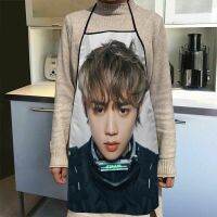 Custom Boyz Kitchen Apron อาหารเย็นทำอาหารผ้ากันเปื้อนผู้ใหญ่อุปกรณ์เบเกอรี่ผ้ากันน้ำพิมพ์ทำความสะอาดเครื่องมือ 1009