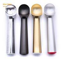 Xin Chen 1pcs Portable Stainless Ice Cream Spoon Aluminum Alloy Anti-Ice Maker Frozen Scoop Spoon for Home Kitchen Accessories