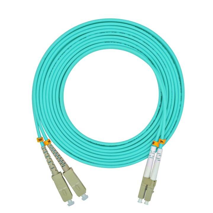 Cavo Fibra Ottica 2 Metri Multimode 10 Gigabit 50/125 - Connettori LC A SC - Per Connessioni Di Rete Veloce E Affidabile - 6