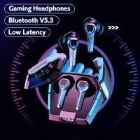 JX10/JX20หูฟัง TWS Headset Gaming Bluetooth หูฟังสเตอริโอแบบ Hifi ไร้สายพร้อมไมค์ควบคุมแบบสัมผัสหูฟังจอแสดงผลดิจิตอล