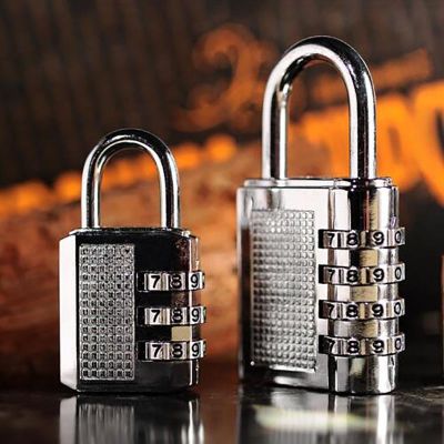 【CC】☽☏  3/4 Digit Combination Password Code Number Lock Padlock Safety Security for Luggage Suitcase Drawer