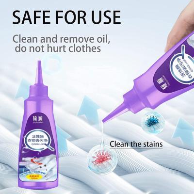 Clothes Stubborn Stain Cleaner Powerful Fabric Stain Laundry Remover Oily Detergent Down Jacket Cleaner Home O3Y4