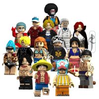 【hot sale】 ┋✕ B02 Anime Character Building Block Doll Chopper Luffy Zoro Robin Shanks Brook Assembled Toy Minifigure Gift