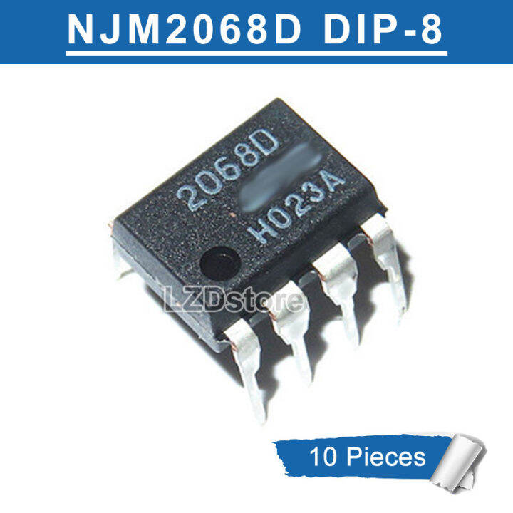 10pcs JRC2068D DIP-8 2068D DIP8 JRC2068 NJM2068D 2068 DIP Dual ...