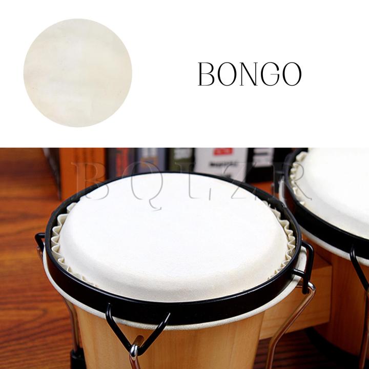 3pcs-35x35x0-1ซม-กลองผิวแพะหัวแพะสำหรับ-bongo-10-กลองชุดสีเบจกลองแอฟริกัน