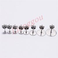 【ps009】100setslot Stainless Steel Blank Earring DIY Jewelry Making Supplies