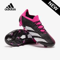 รองเท้าฟุตบอล Adidas Predator Accuracy.1 Low FG สีดำชมพูใหม่ล่าสุด