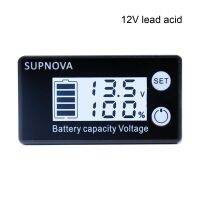 【CW】 Battery Monitor DC7 68V Digital Capacity Tester Percentage Level Voltage Meter LCD Display for Motorcycle