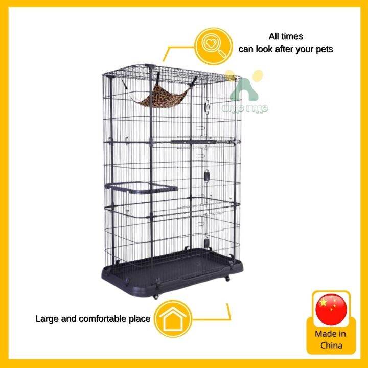 Collapsible Steel Cat Cage/ pet cage/ premium cat cage/ quality cat
