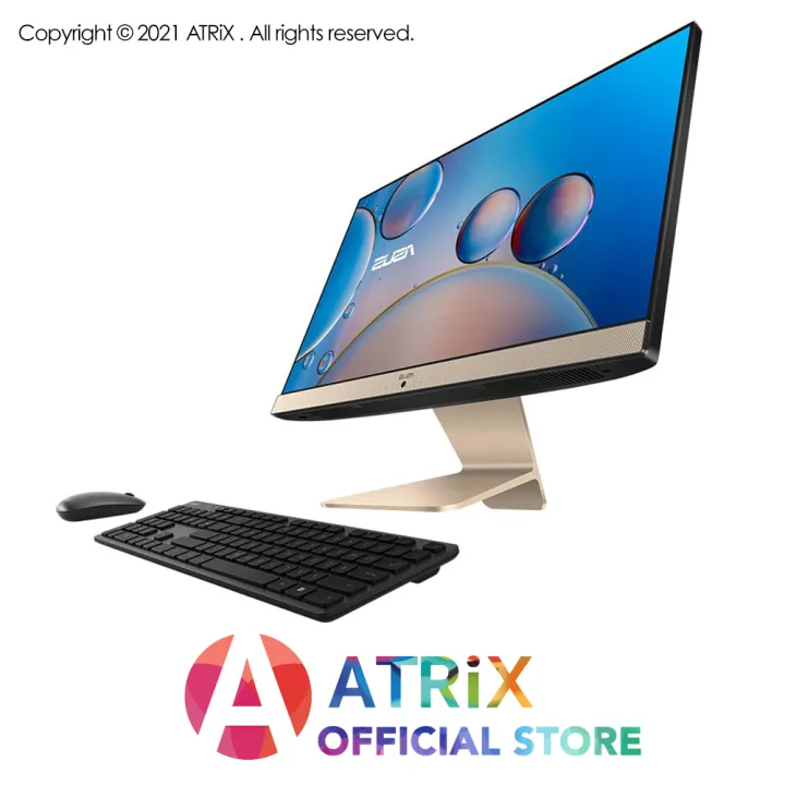 【MS Office|Express Delivery】ASUS Vivo Aio M3200WUAK-BA011W/M3200WUAK-BA012W | 21.5" FHD (1920x1080) | AMD Ryzen 5 5500U | AMD Radeon Graphics | 8GB RAM | 256GB SSD + 1TB HDD/512GB SSD | Wi-Fi 6 | 3Y O