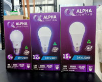 หลอดไฟ LED Alpha lighting Day Light 9W,12W,15W ขั้ว E27