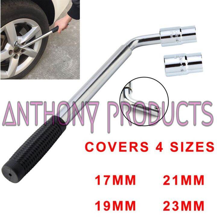 Wheel Wrench Set 17mm 19mm 21mm 23mm Telescopic Extendable Wheel Lugs