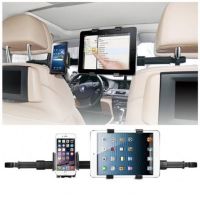 ขาตั้งมือถือและแท๊ปเล็ตติดพนักพิงรถยนต์ 2in1 car headrest dual mount 360 Rotatable holder