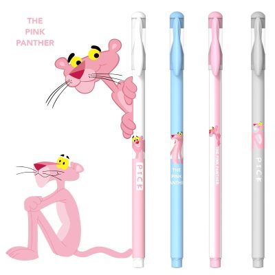 3 pcs/lot 0.5mm Pink Panther Erasable Ink Gel Pen School Office Supply Gift Stationery Papelaria Escolar