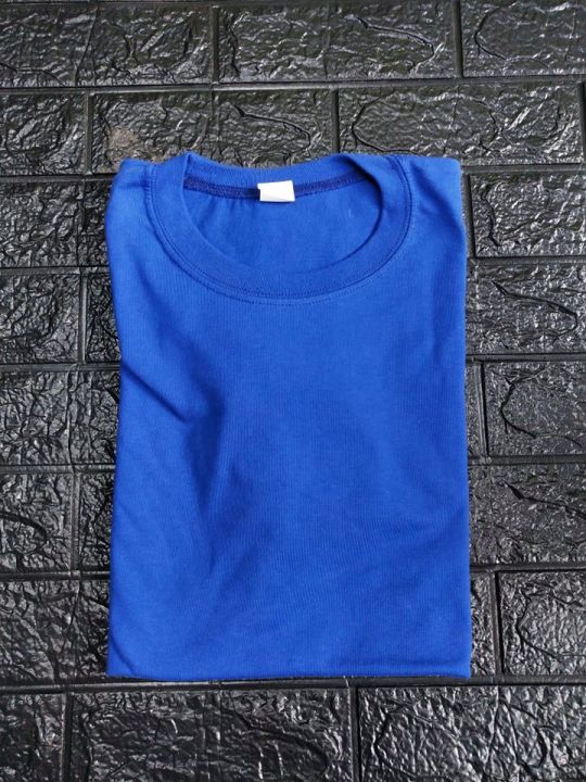 Softex PLAIN Tshirt Royal Blue (PRINTPINAS) | Lazada PH