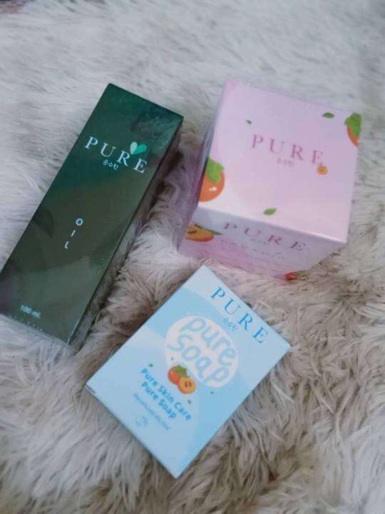 ซื้อ2-ได้ถึง3-ครีมทารักแร้เพียว-เพียวออยล์-แถมสบู่-pure-dry-serum