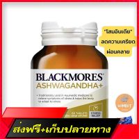 Delivery Free Ready to deliver Blackmores Ashwagandha+ Stress Support Vitamin B nourish the brain and nervous system to reduce stress (60 Tablets).Fast Ship from Bangkok