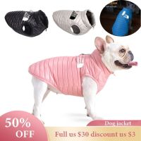 Pet Dog Coat Vest Winter Down Jacket For Small Medium Dogs Cats Tow Ring Pet Vest French Bulldog Zipper Coat Clothing Ropa Perro Clothing Shoes Access