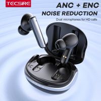 ZZOOI Tecsire P60 Bluetooth Earphone Wireless Earbuds ANC ENC Noise Cancelling Hifi Bass Stereo Dual Microphone Water Resistance