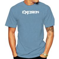 Excision เสื้อยืดคอกลมแขนสั้นผ้าฝ้ายลำลองนักดนตรีชาวแคนาดา,เสื้อยืดคอกลมพิมพ์ลายแฟชั่นเสื้อฤดูร้อนผ้าคอตตอน100% ใหม่