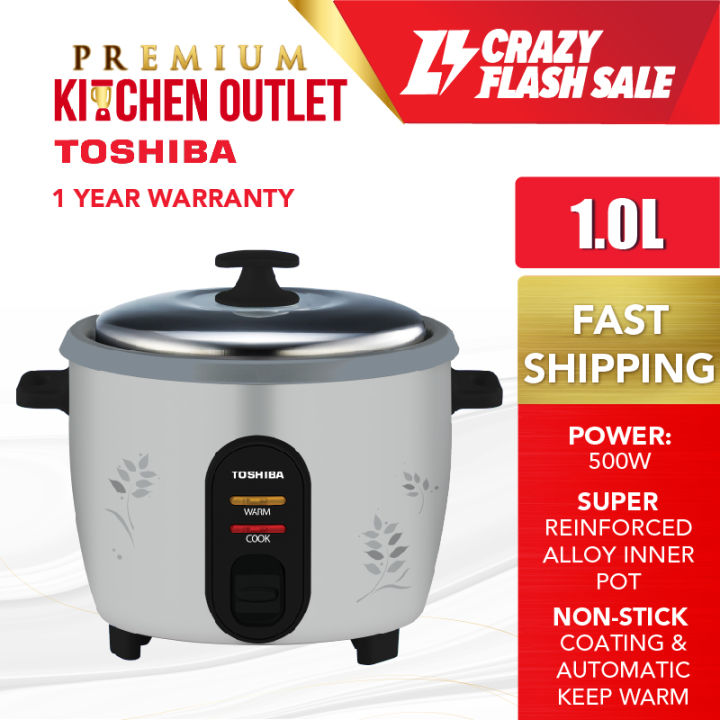 Toshiba 1.0L Non-Stick Rice Cooker RC-T10CEMY