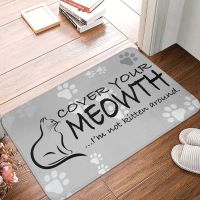 【cw】 Cover Your Meowth Doormat Balcony Rug Decoration