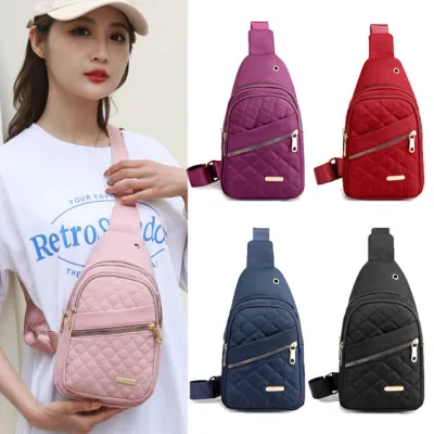 Travel Sports Handbag Embroidered Chest Backpack Large Capacity Shoulder Bag Ladies Purse Handbag With Multiple Compartments Travel Bag Makeup Bag Crossbody Bags For Women