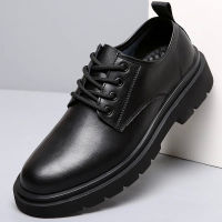 Men casual genuine leather business leisure tooling shoes comfortable inside handmade trend fashion shoe business driving flats