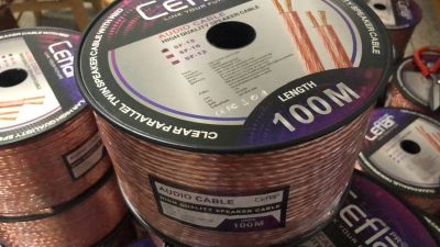 CEFLAR HIGH QUALIGTY SPEAKER CABLE SF-16 LENGTH 100M