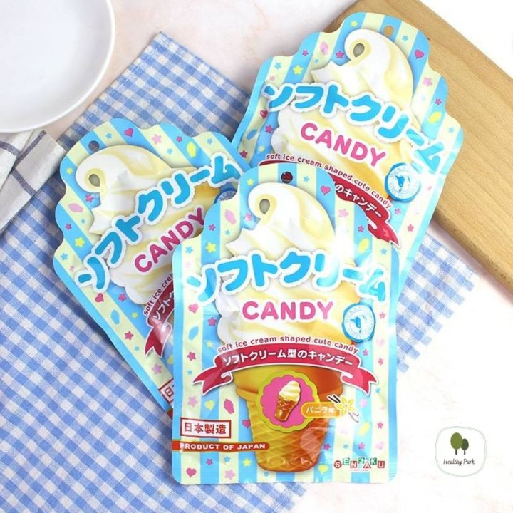 senjaku-ice-cream-candy-ขนมญี่ปุ่น-ลูกอม-รสไอศครีม-ไอติม-รูปไอติมโคน-หอม-อร่อย-น้ำหนักสุทธิ-70g-สินค้าพร้อมส่ง
