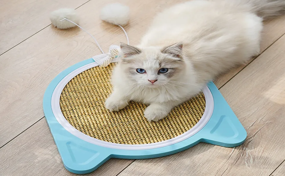 Cat Wall Scratcher Sisal Fabric,Cat Scratcher Wall Mount,Cat