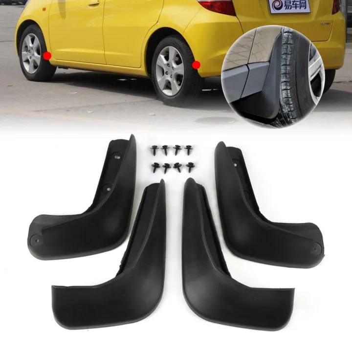 Buy Honda City Mud Flap Set OEM Quality Mud Guards Black - 4PCS Set In