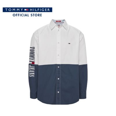 Tommy Hilfiger เสื้อเชิ้ตผู้ชาย รุ่น DM0DM15137 YBR - หลากสี