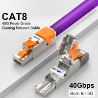 【DT】0.5m-25m Cat8 Ethernet Cable 40Gbps Round RJ45 Network Cable High Speed Internet Cable For Laptops PS4 Router Cat8 Lan Cable  hot