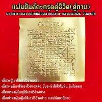 แผ่นยันต์ตะกรุดคู่ชีวิต(คู่กาย) พุทธาภิเษกตามตำราหลวงพ่อเงิน วัดบางคลาน (ขนาด2*2นิ้ว) สามารถพกติดตัวใส่กระเป๋าเงินได้ SO