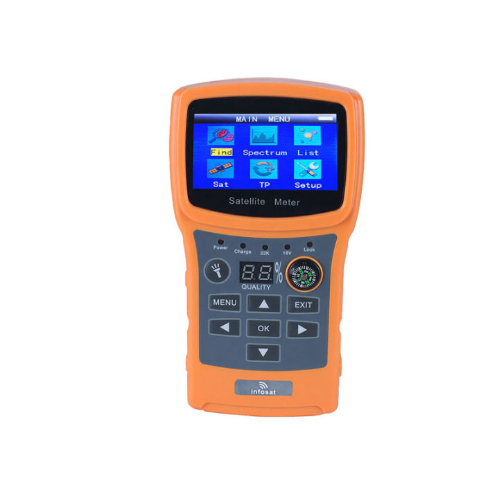 infosat-met-s710-เครื่องวัดสัญญาณดาวเทียม-หน้าจอ-lcd-มีไฟส่องสว่าง-ติดตั้งเวลากลางคืน-มีรับประกัน-1-ปี