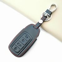 ◄ Hot Sale Leather Car Key Case Cover For Chery Tiggo 8 Pro For Chery Tiggo 7 Pro 8 PLUS Arrizo 5 4 Buttons Key Holder Keychain