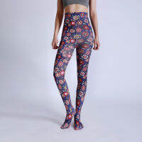 2021Luxury New Designs Flourishing Lots Flowers Digital Printed Tights Womens Patterned Pantyhose New Design Stockings