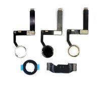 1Set Home Button Menu Key Flex Cable Bracket ปะเก็นยางเปลี่ยนสําหรับ iPad Pro 9.7 นิ้ว Pro9.7 A1673 A1674 A1675