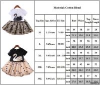 2Pcs Set Tutu Skirt Kids Baby Girl Suit Set Princess Dress Set Bubble Skirt Baju Budak Perempuan