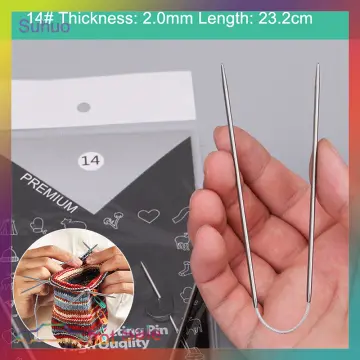 Weaving Stainless Steel DIY Crafts Sewing Pins Knitting Needles