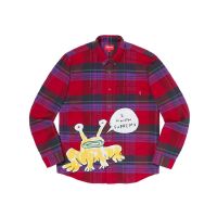 NicefeetTH - Supreme Daniel Johnston Plaid Shirt (RED)